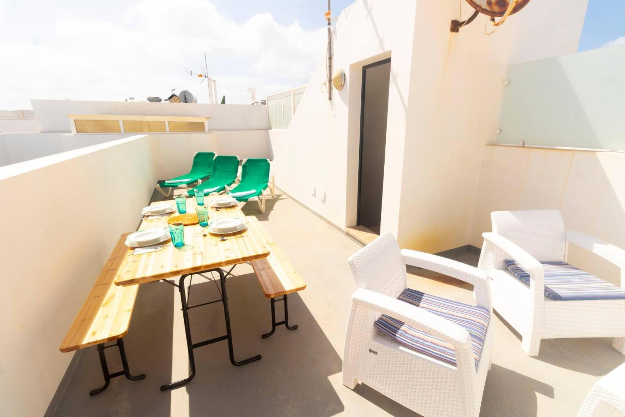 Casa Bianca Caleta De Famara Villa Bagian luar foto